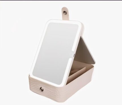 Storage box make-up mirror