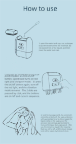 Red light head massage comb - 图片 2